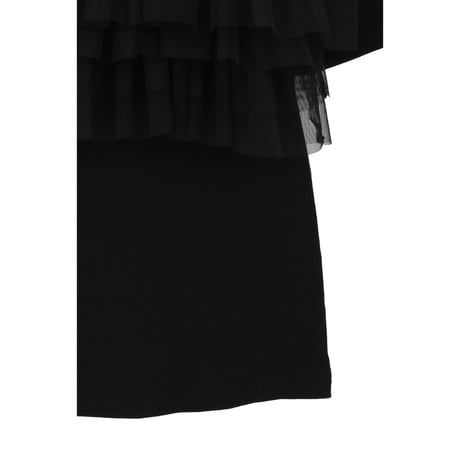 MANOF マノフ “TULLE FRILL CUT TOPS” チュールフリルカットトップス