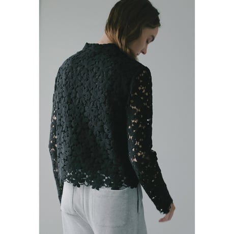 MANOF マノフ “COTTON LACE SHORT SHIRT” コットンレースショートシャツ