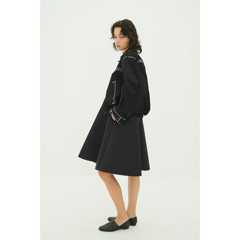 CLANE クラネ “W COLOR STUDDED DRIZZLER JACKET” ダブル