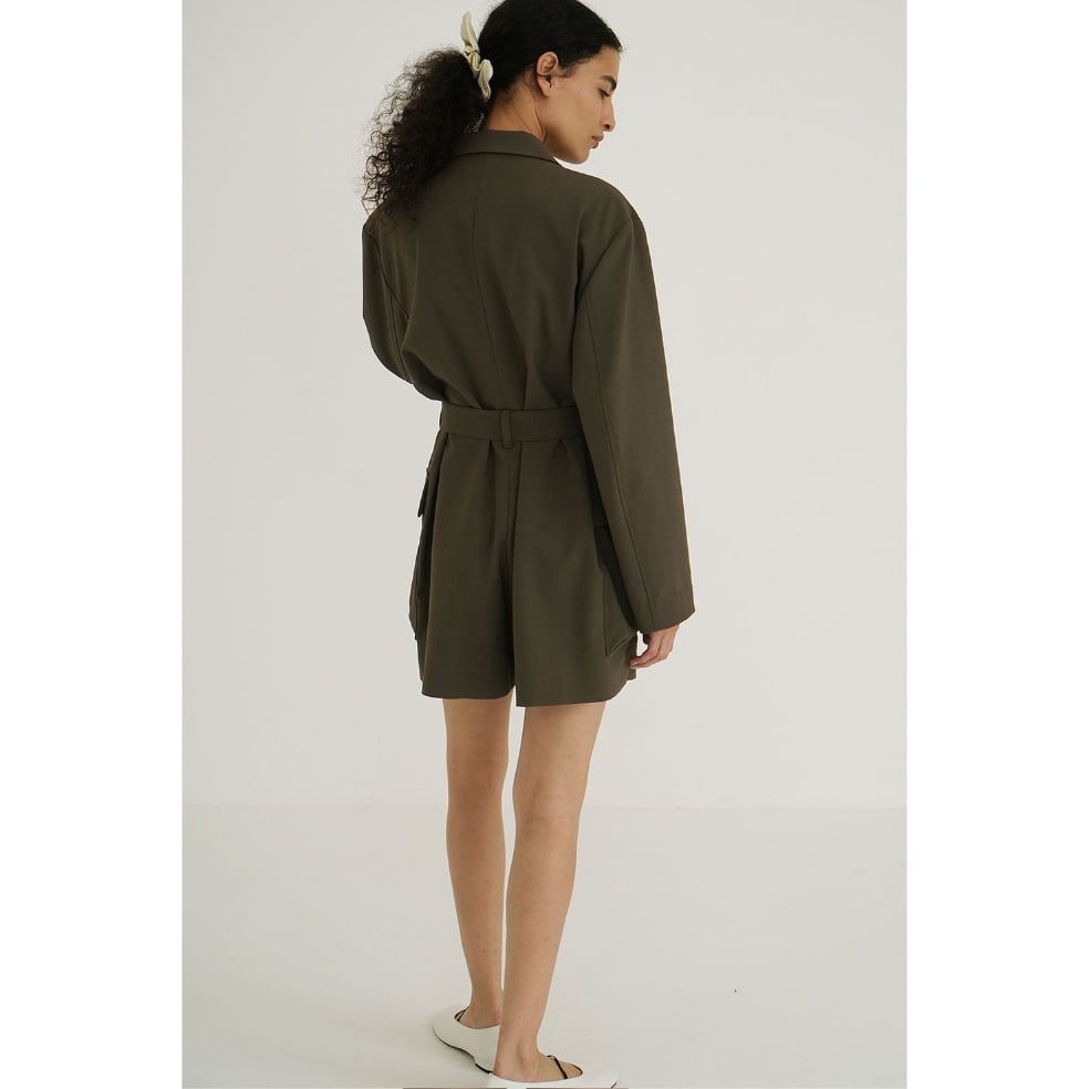 CLANE MILITARY SHORT ALL IN ONE カーキ サイズ2 CLANE MILITARY SHORT ALL IN ONE カーキ サイズ2