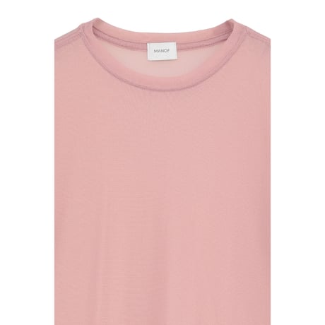 MANOF マノフ “BASIC TULLE T-SHIRT” ベーシックチュールTシャツ