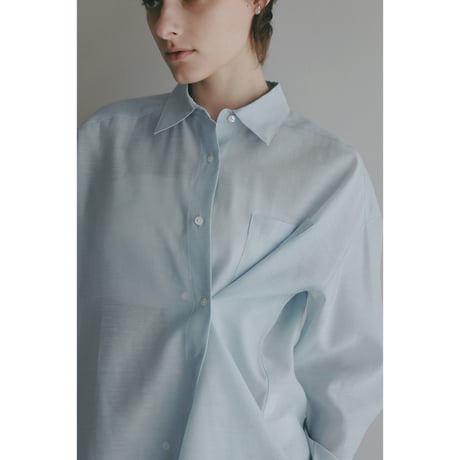 MANOF マノフ “SHEER 2WAY OVER SHIRT” シアーツーウェイオーバーシャツ