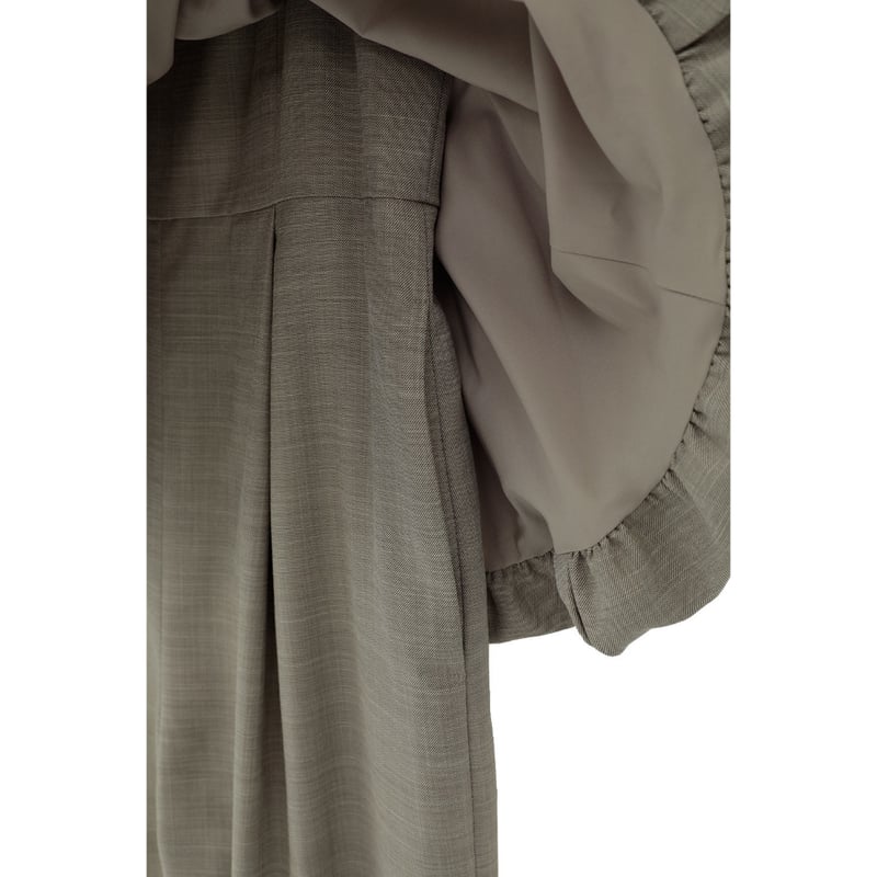 CLANE クラネ “PEPLUM LAYERED ALL IN ONE” ペプラムレイヤード