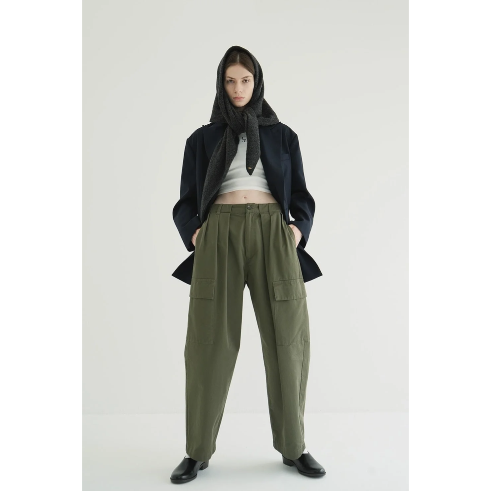 パンツ CLANE WIDE TUCK WORK PANTS CLANE クラネ “WIDE TUCK WORK PANTS” ワイドタックワークパンツ