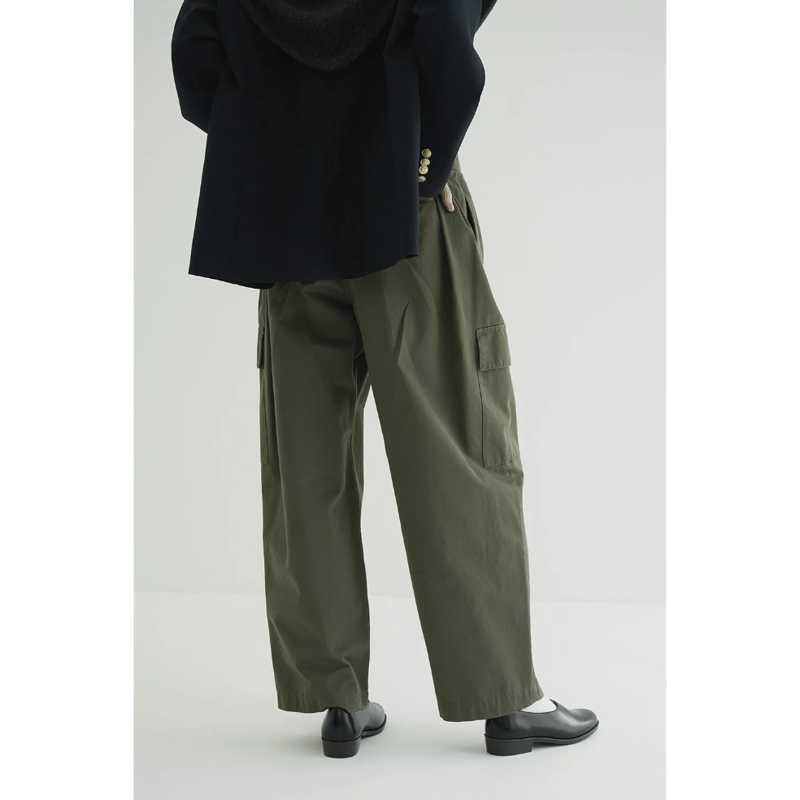 CLANE クラネ “WIDE TUCK WORK PANTS” ワイドタックワークパンツ