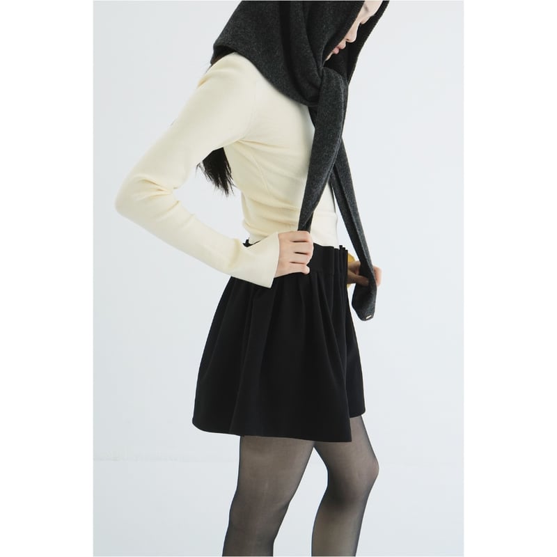 CLANE クラネ “SHOULDER PADS KNIT TOPS” ショルダーパッドニット