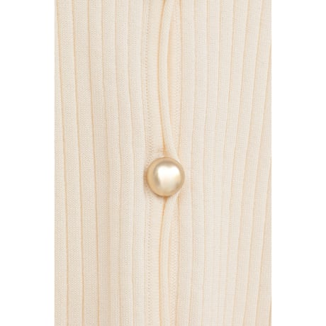 CLANE クラネ “W FACE GOLD BUTTON KNIT TOPS” ダブルフェイスゴールドボタンニットトップス