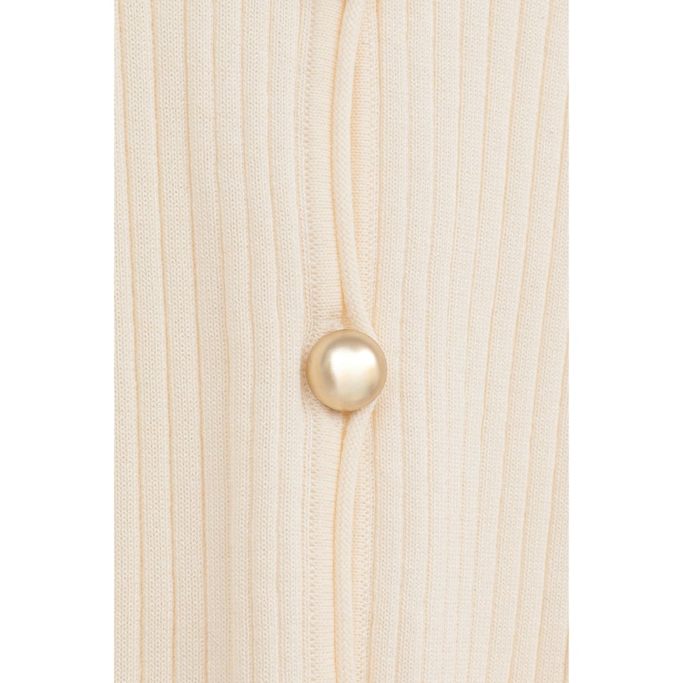 CLANE クラネ “W FACE GOLD BUTTON KNIT TOPS” ダブルフェイ