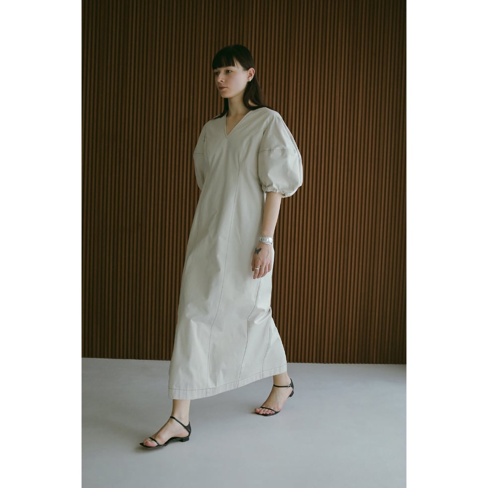 unofワンピース 洗える】リネンレーヨン スキッパー ワンピース / UNFILO