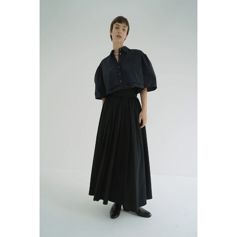 クラネ CLANE MAXI FLARE SKIRT ロング フレアスカート セール】VOLUME FLARE MAXI SKIRT（スカート）｜CLANE（クラネ