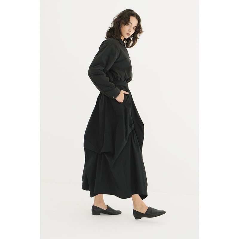 CLANE クラネ “TUCKING VOLUME SKIRT” タッキングボリュームスカート