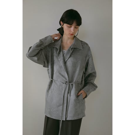 MANOF マノフ “JACQUARD CACHECOEUR SHIRT” ジャガードカシュクールシャツ