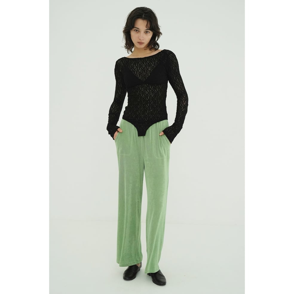 CLANE クラネ “BRIGHT JERSEY PANTS” ブライトジャージーパンツ |