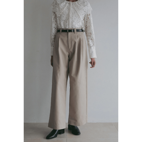 MANOF マノフ “2TUCK CHINO PANTS” ツータックチノパンツ