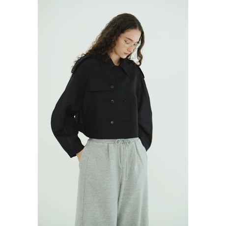 CLANE クラネ “SHEER SHORT TRENCH JACKET” シアーショートトレンチジャケット