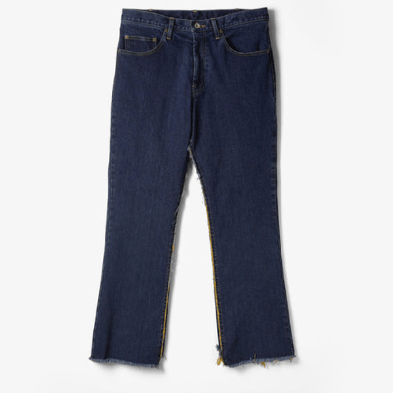 Name. ネーム “WASHED TWO SIDES DENIM FLARE PANTS” 