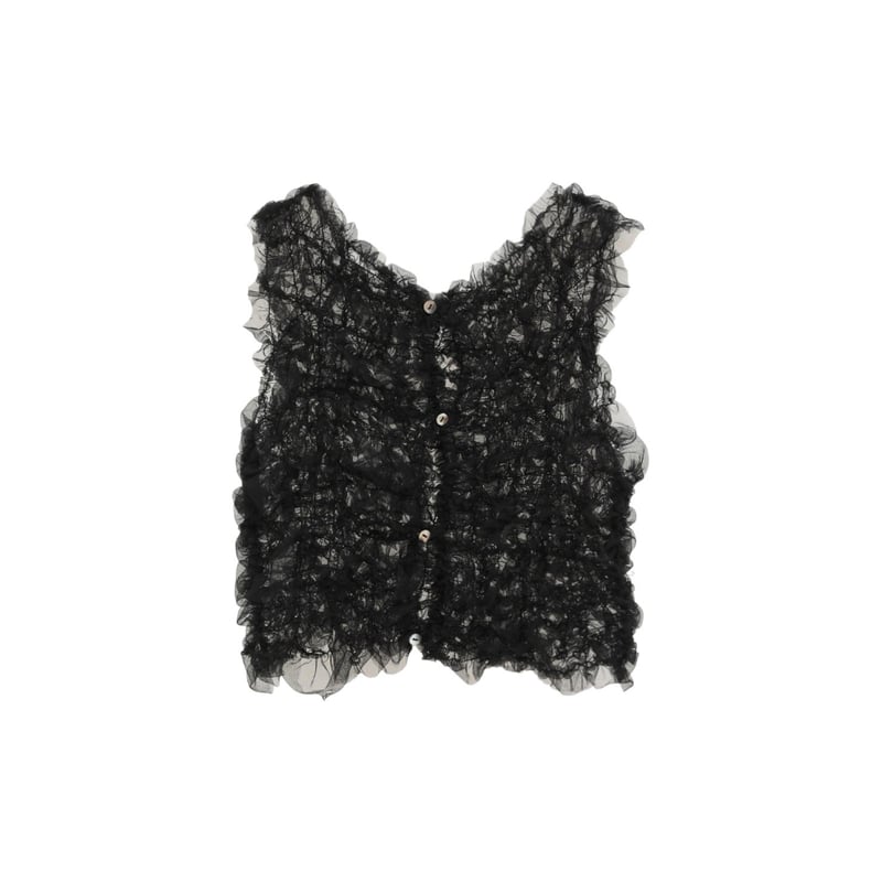 CLANE クラネ “TULLE VEST LAYERED TOPS” チュールベストレイヤー