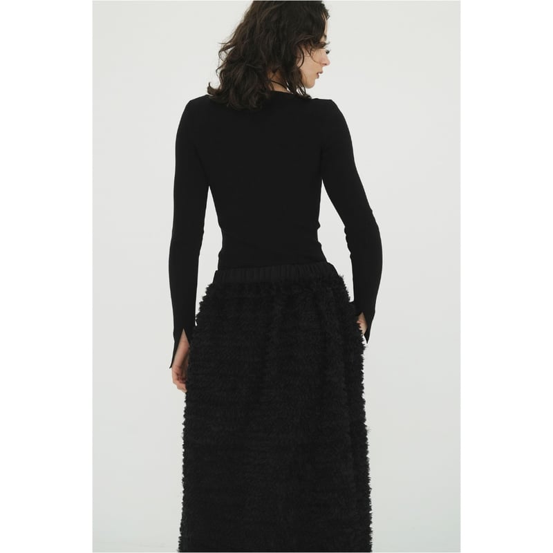 CLANE クラネ “SHOULDER PADS KNIT TOPS” ショルダーパッドニット