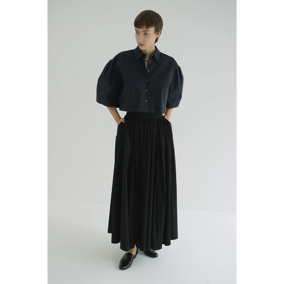 CLANE クラネ “WIDE BELT FLARE SKIRT” ワイドベルトフレア