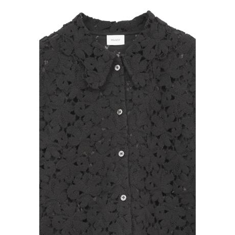 MANOF マノフ “COTTON LACE SHORT SHIRT” コットンレースショートシャツ