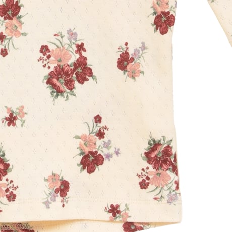 CLANE クラネ ”BACK OPEN FLOWER TOPS” バックオープンフラワートップス