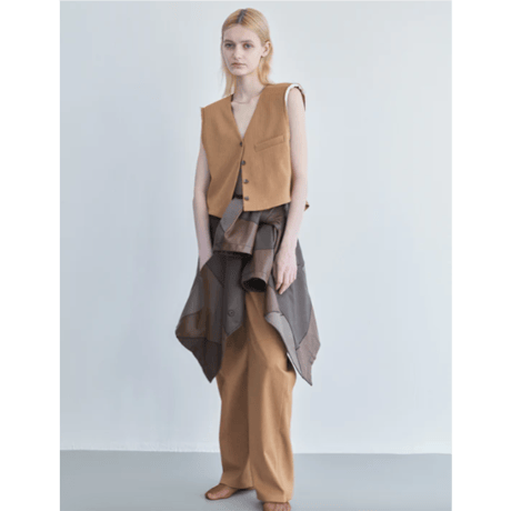 NOUNLESS ナウンレス “RETRO ROUND SLIT PANTS” レトロラウンドスリットパンツ