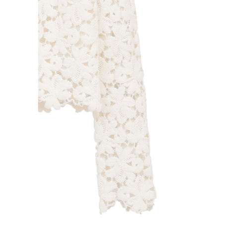 MANOF マノフ “COTTON LACE SHORT SHIRT” コットンレースショートシャツ