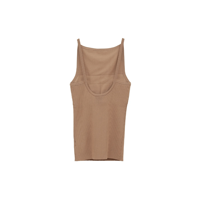 CLANE クラネ “BOAT NECK BACK OPEN KNIT TOPS” ボートネッ