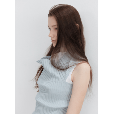 ANGGAE アンゲ “OFF SHOULDER RIB TOP” オフショルダーリブトップ