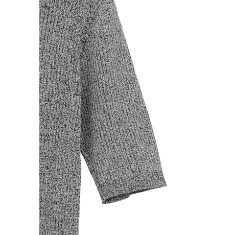 CLANE “H/N HALF SLEEVE RIB KNIT TOPS” ハイネックハーフスリーブリブニットトップス