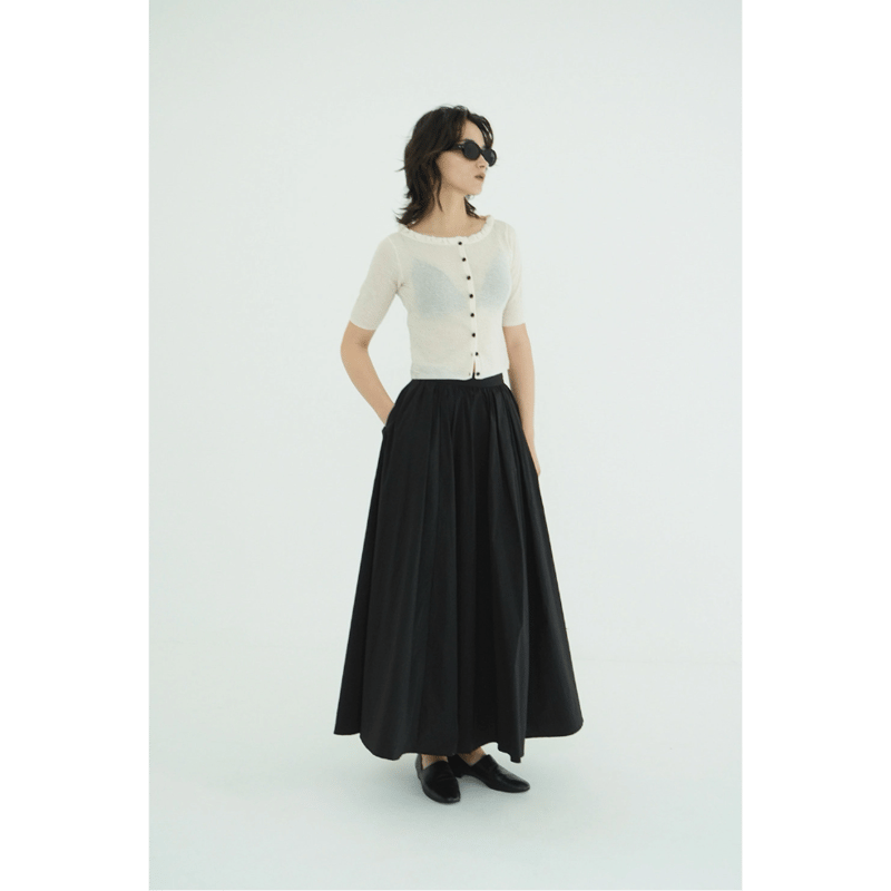CLANE クラネ “VOLUME FLARE AIRY SKIRT” ボリュームフレアエアリ