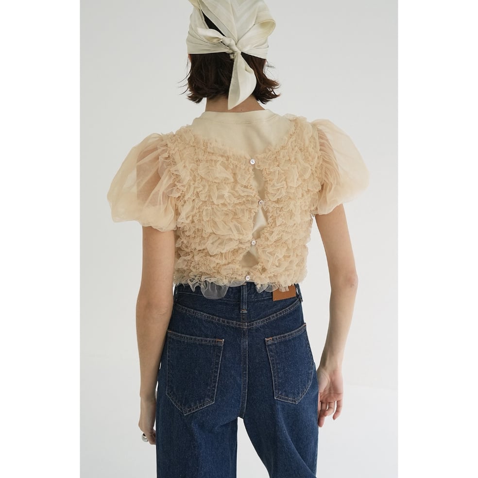 CLANE クラネ “TULLE VEST LAYERED TOPS” チュールベストレイヤー CLANE クラネ “TULLE VEST LAYERED TOPS” チュールベストレイヤー