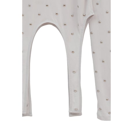 CLANE クラネ “STUDDED BIJOU SHEER TOPS” スタッズビジューシアートップス