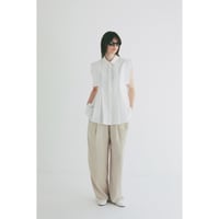 CLANE クラネ “PANELL PLEAT SQUARE SLEEVE SHIRTS” パネルプリートスクエアシャツ