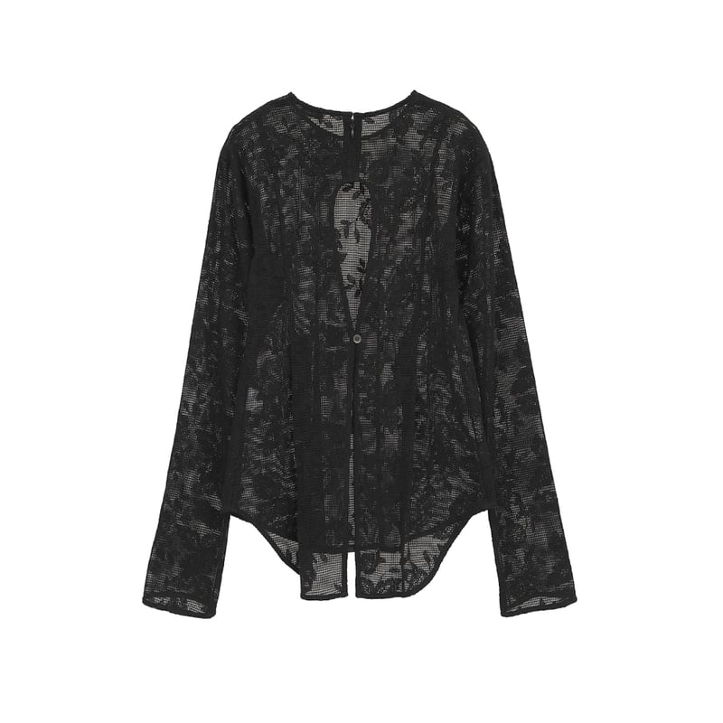CLANE クラネ “BACK DESIGN FLOWER LACE TOPS” バックデザイ