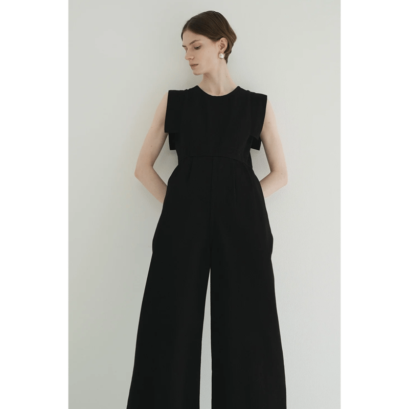 CLANE クラネ デニムオールインワン サイズ0 CLANE（クラネ）の「BACK OPEN DENIM ALL IN ONE（つなぎ