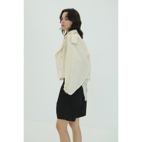 CLANE クラネ “SHEER SHORT TRENCH JACKET” シアーショートトレンチジャケット