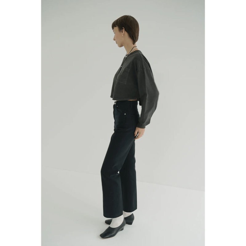 CLANE クラネ “PIGMENT SHORT TOPS” ピグメントショートトップス