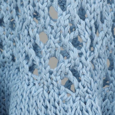 CLANE クラネ “BOAT NECK CROCHET KNIT TOPS” ボートネッククロチェットニットトップス