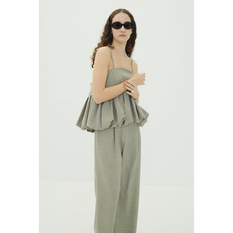CLANE クラネ “PEPLUM LAYERED ALL IN ONE” ペプラムレイヤード