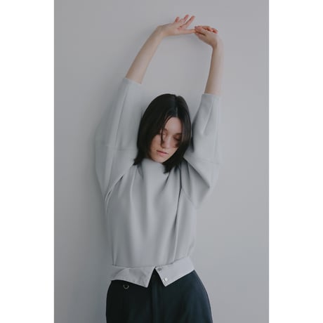 MANOF マノフ “CURVED SLEEVES TOPS” カーブスリーブトップス