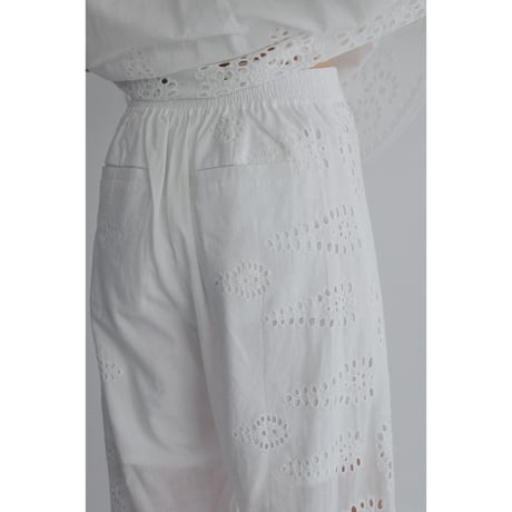 MANOF マノフ “CUT WORK LACE PANTS” カートワークレースパンツ