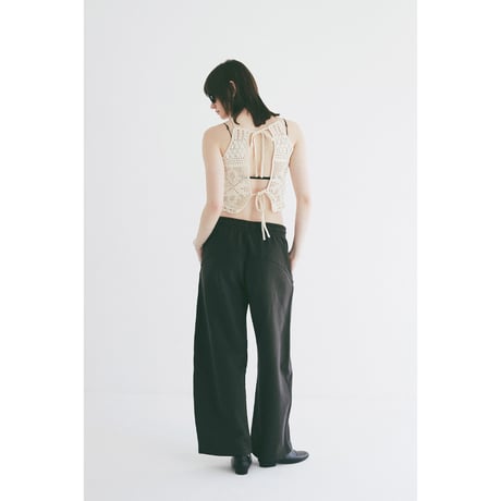 CLANE クラネ “CROCHET CAMI KNIT TOPS” クロシェキャミニットトップス