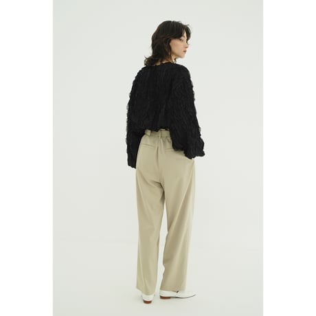 CLANE クラネ “TOPSTITCHED FRILL BOLERO” トップスティッチフリルボレロ