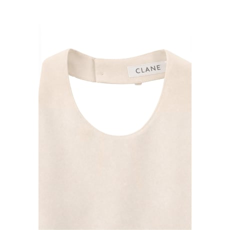 CLANE クラネ “ BACK RIBBON HALTER BUSTIER” バックリボンホルタービスチェ