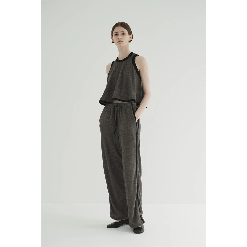 CLANE PILE FLARE TANK TOPS ブラウン サイズ1 PILE FLARE TANK TOPS｜TOPS(トップス)｜CLANE OFFICIAL ONLINE