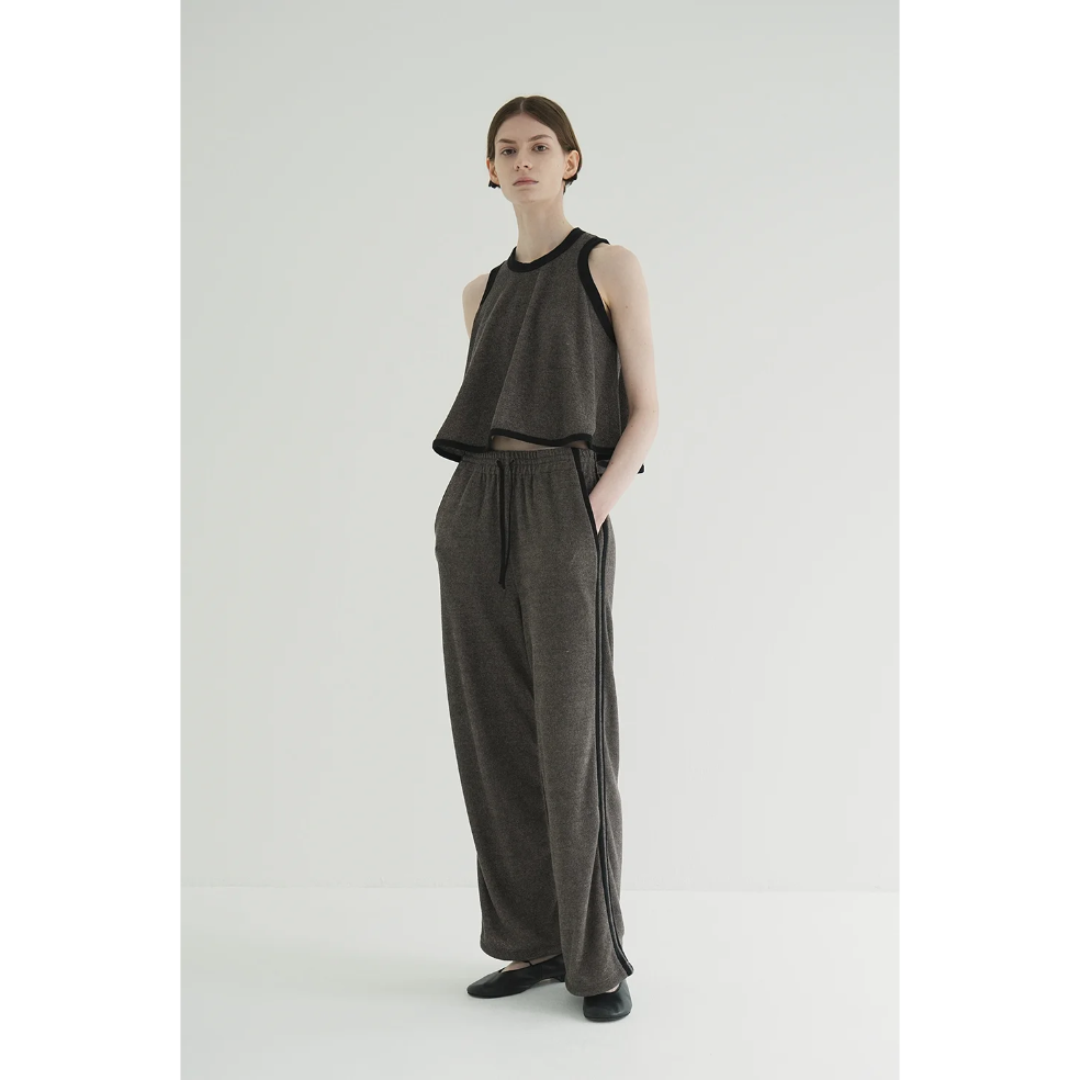 CLANE クラネ “PILE FLARE TANK TOPS” パイルフレアタンクトップス