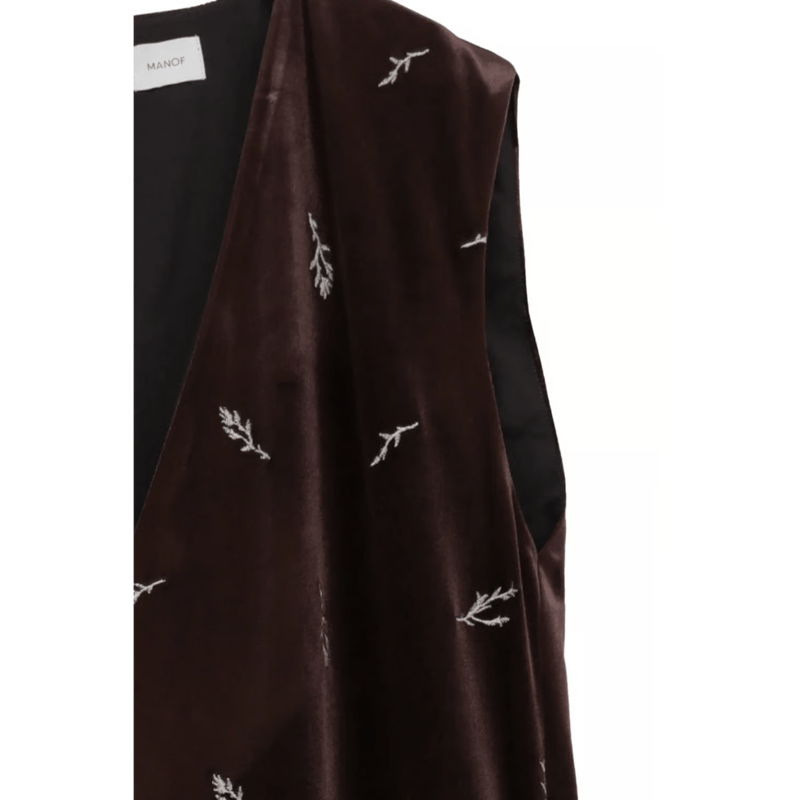 MANOF マノフ “VELOR EMBROIDERY ALL IN ONE” ベロアエンブロ