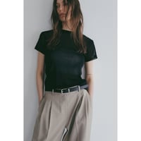 MANOF マノフ “BASIC TULLE T-SHIRT” ベーシックチュールTシャツ