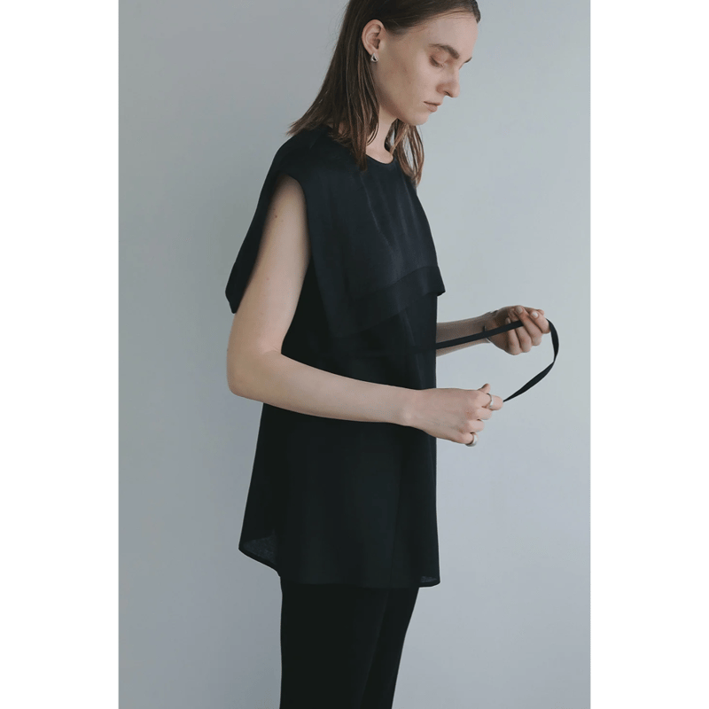 トップス LAYERED COMBI TOPS Ivory size1 MANOF マノフ “LAYER COMBI TOPS” レイヤーコンビトップス | t / wo